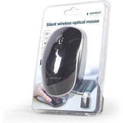 Gembird MUSW-4BSC-01 Wireless Optical Mouse - Sleek Black Design for Effortless Control and Comfort